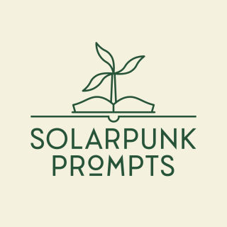 Solarpunk Prompts logo by Natalia Vish