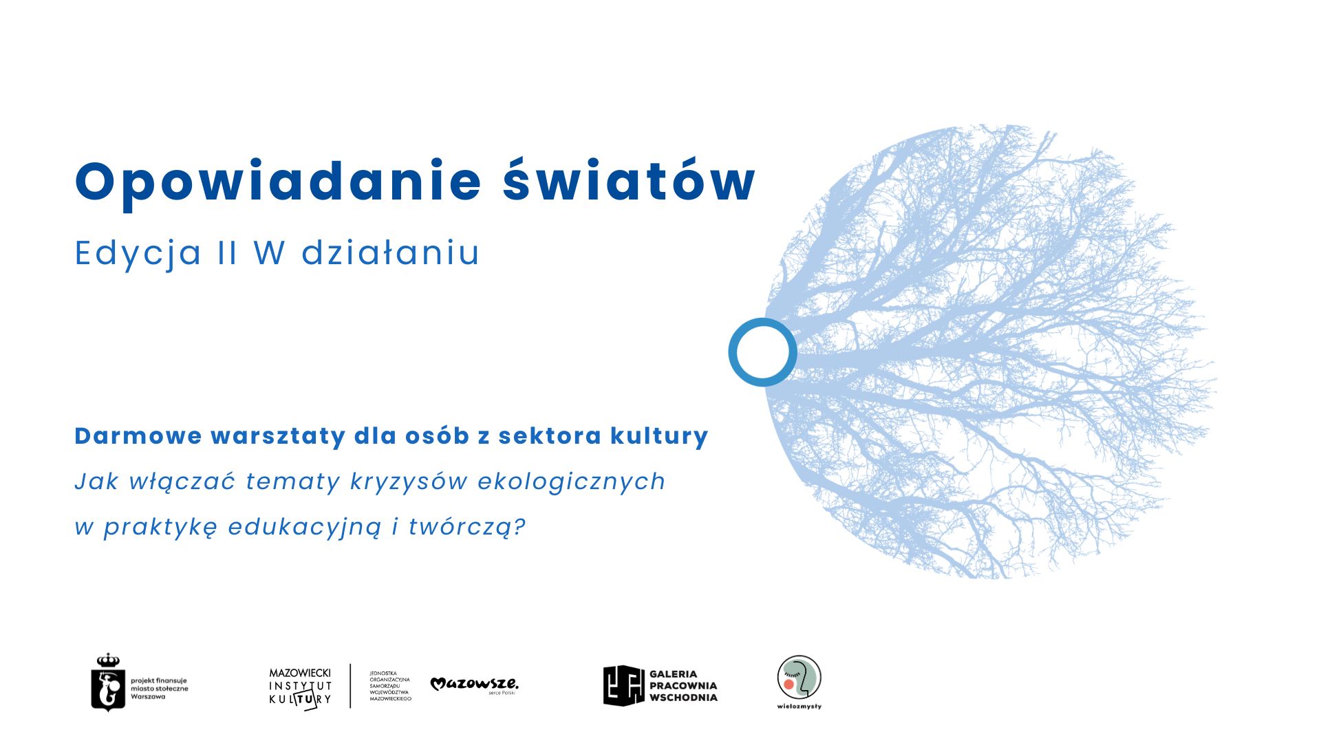Banner drugiej edycji Opowiadania Światów